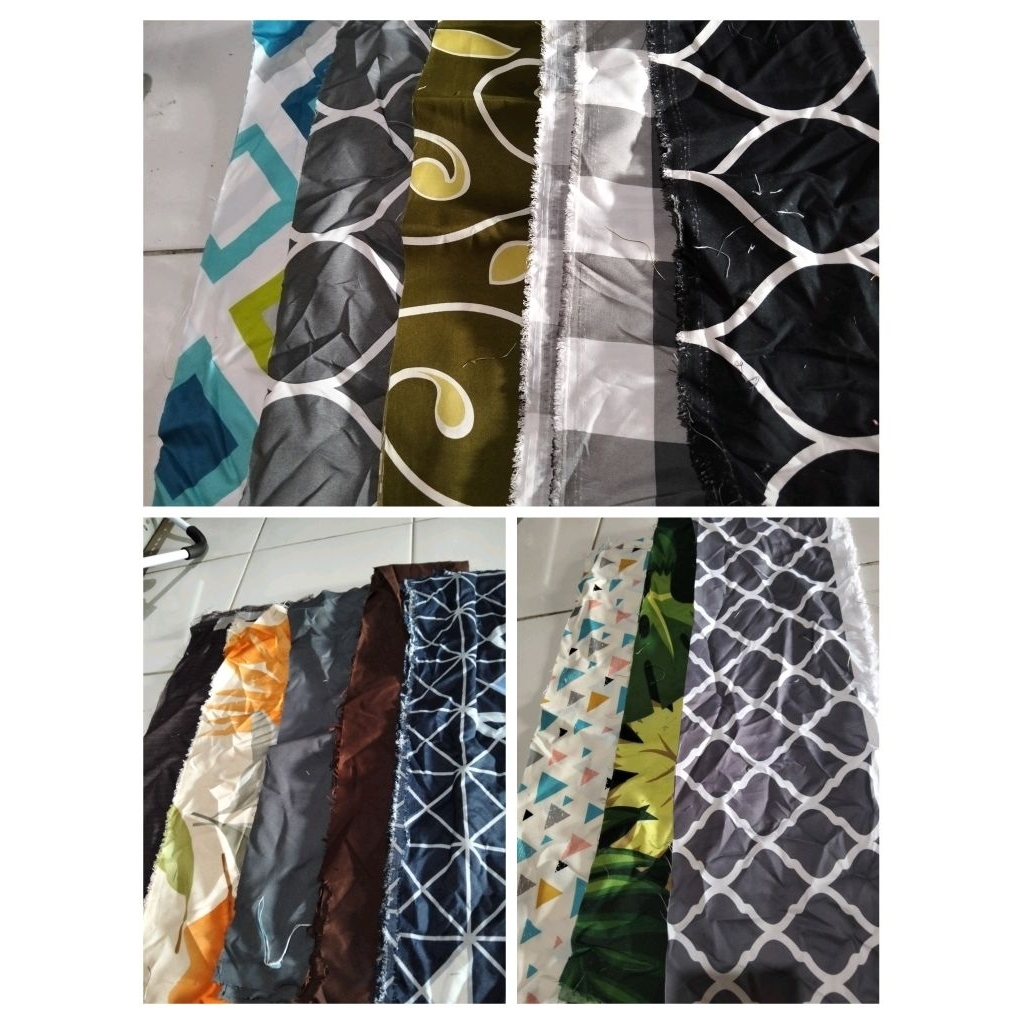 Kain Sisa Potongan Katun Disperse Kiloan