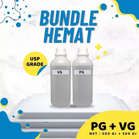 Paket VG 500 Gram + PG 500 Gram USP Grade