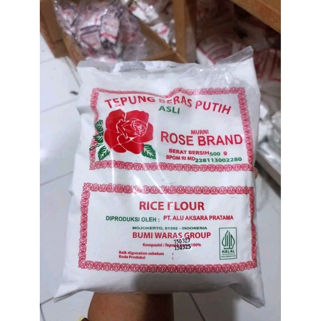 

Tepung beras rose brand 500 g