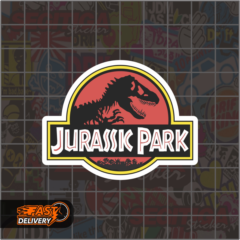 

Sticker Jurassic Park Ukuran 6.5 x 5 Cm