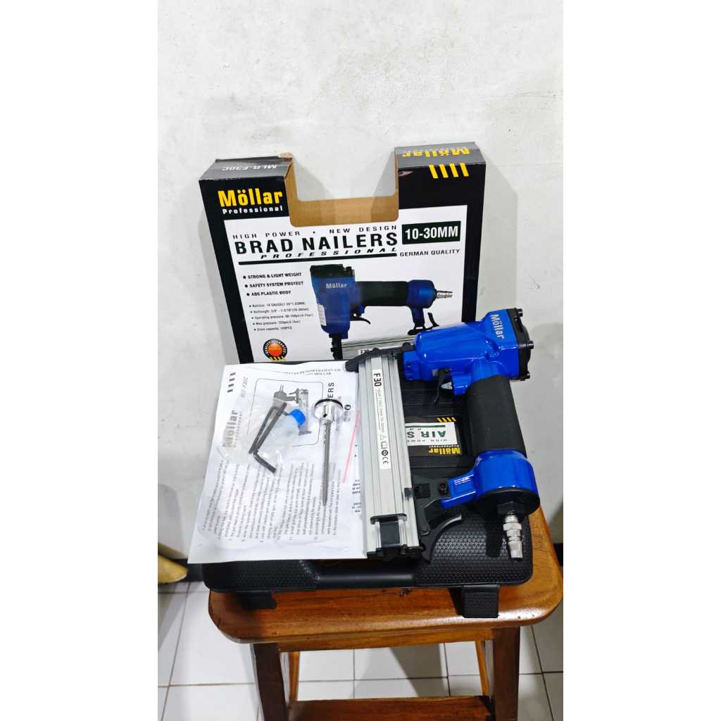 

Gen 3 Mollar F30 Air Nailer - Pneumatic Nailer - Stapler Gun - Paku Tembak Murah