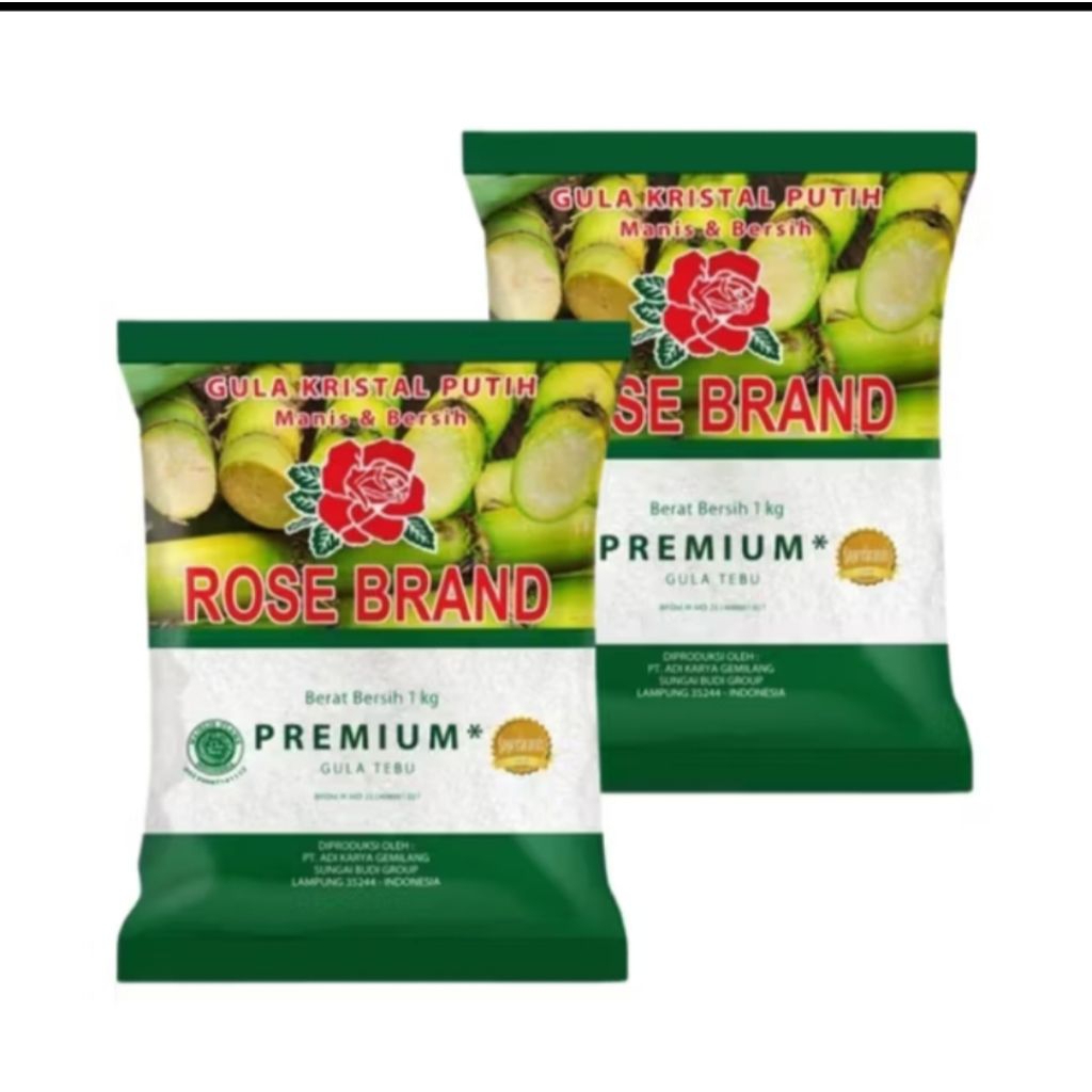 

Rose Brand gula pasir 1kg 6pcs