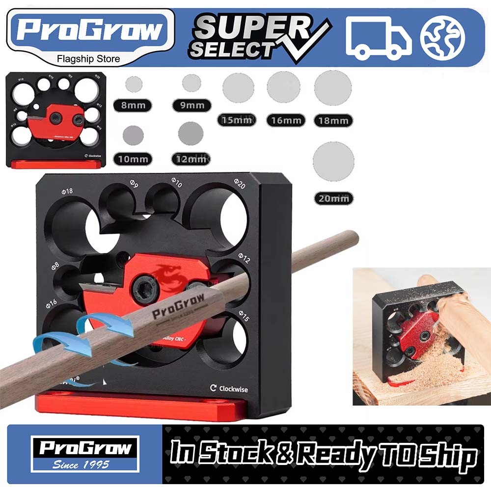 Pengaturan Pahat Dowel 8mm-20mm dengan Pahat Karbida - Alat Tambahan Pemeliharaan Kayu