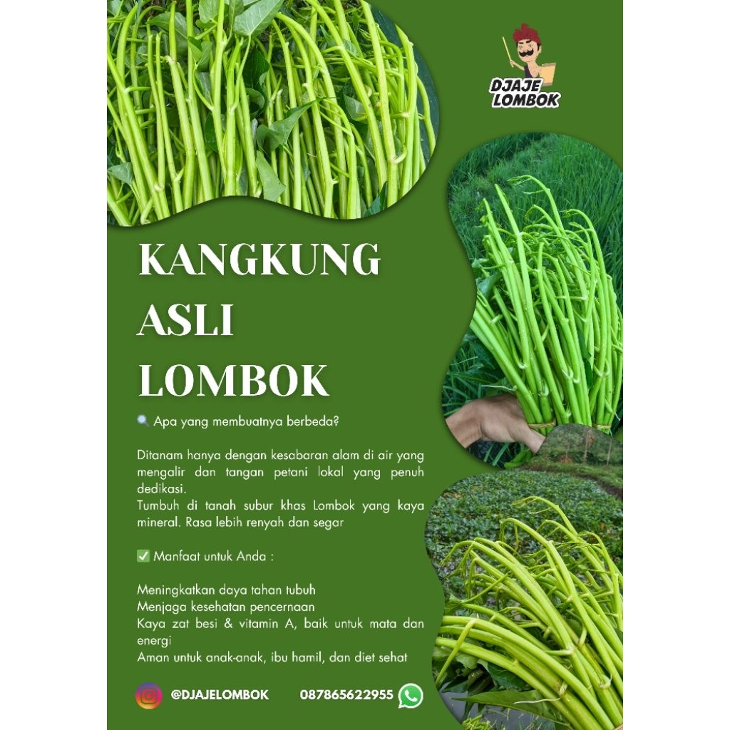 

1 KG OLEH-OLEH KANGKUNG 100% ASLI KHAS LOMBOK NTB