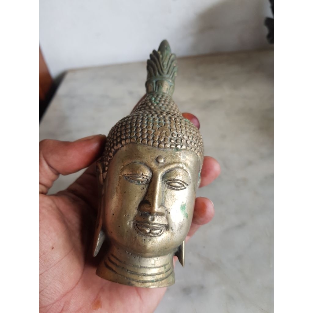 patung budha kuningan antik