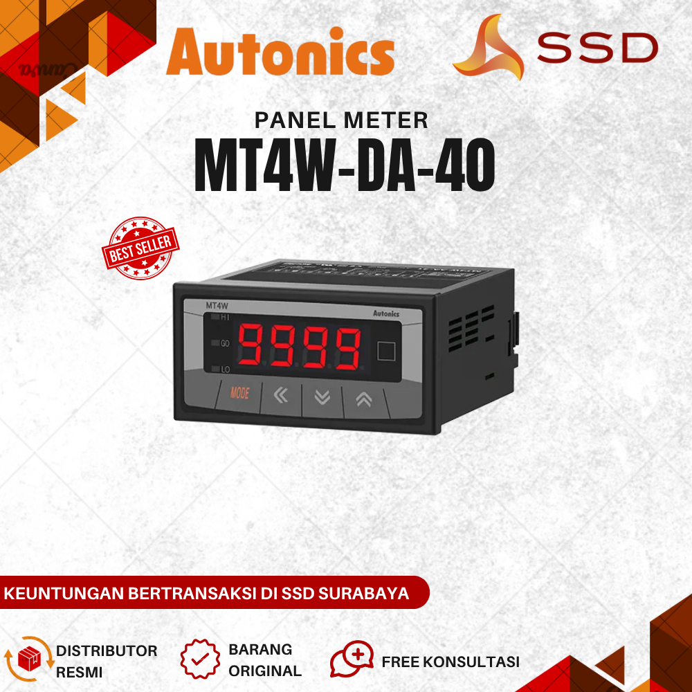 Panel Meter Autonics MT4W-DA-40