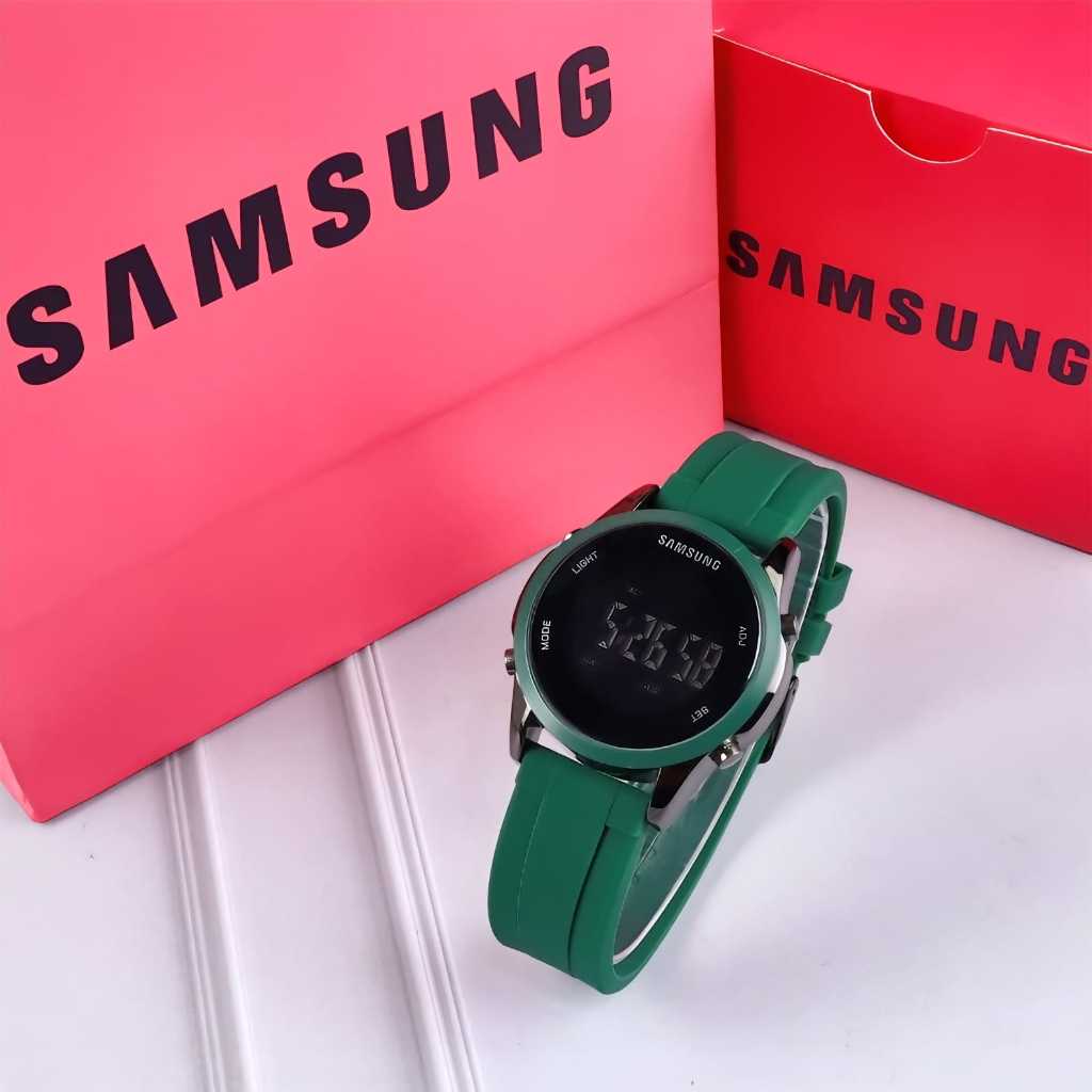 Jam Tangan Digital SAMSUNG LED RUBBER