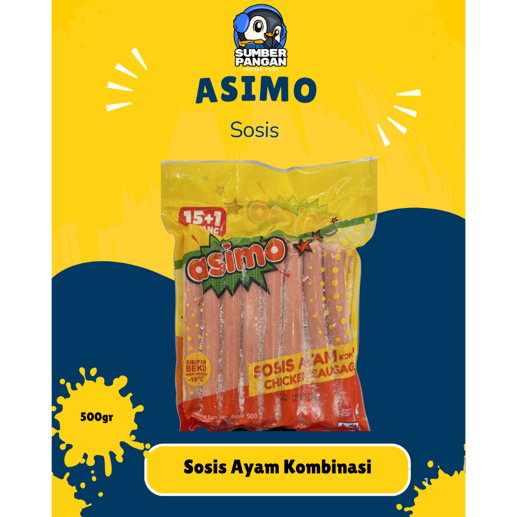 

Asimo Sosis Ayam Kombinasi 500gr