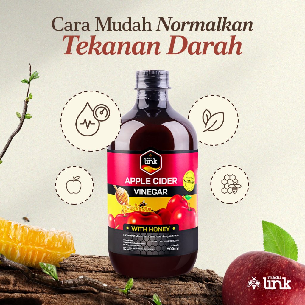 

LINK - Cuka Apel With Honey 500ml Organik Premium mengatasi asam lambung kolesterol Asam Urat