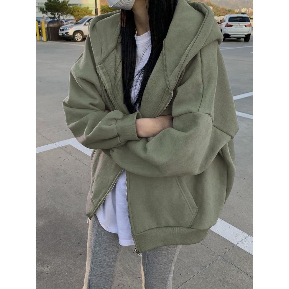Sweclo.id Hoodie Jacket  Zipper Polos Size m-xxl Pria Dan Wanita