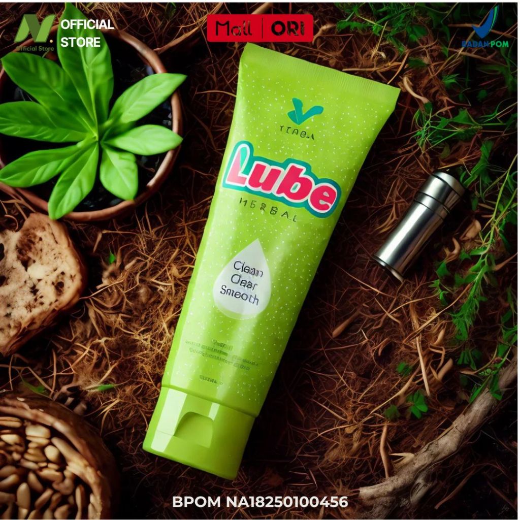 LUBE VERBA Pelicin Pelumas Pria Wanita Licin Maksimal Tahan Lama Original Aman BPOM