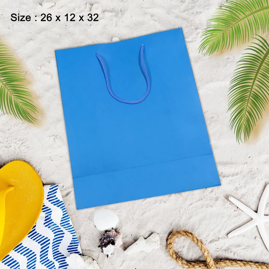 

Paper Bag Shopping Bag Isi 1 Pcs Ukuran 26 x 12 x 32 Cm Bahan Kertas Ivory Tebal Polos Tali