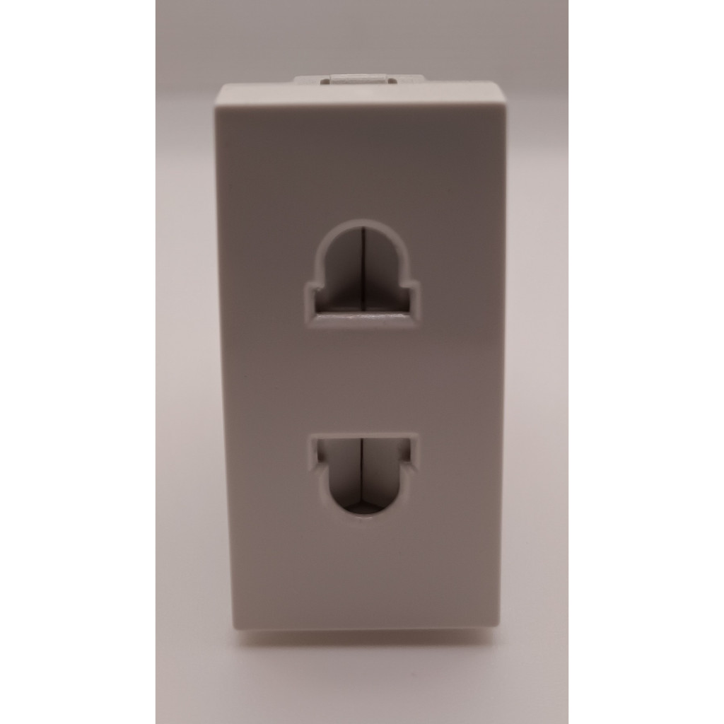 SIMON FLOOR OUTLET MODUL TWO PIN SOCKET (1M) UNTUK FLOOR OUTLET 120 DAN 146