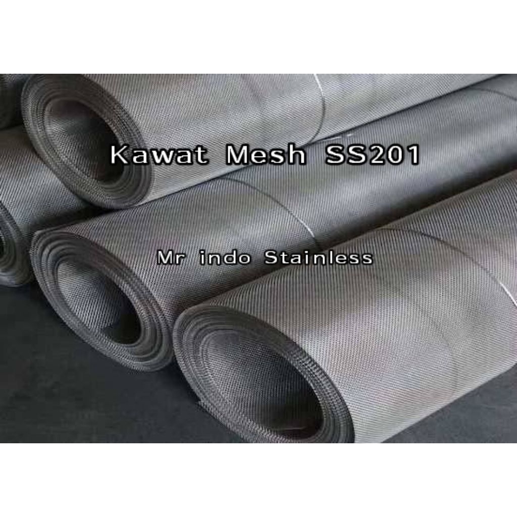 Kawat Mesh 18 Stainless SS201 - Wiremesh - Kawat Loket - Kawat ayakan Stainless