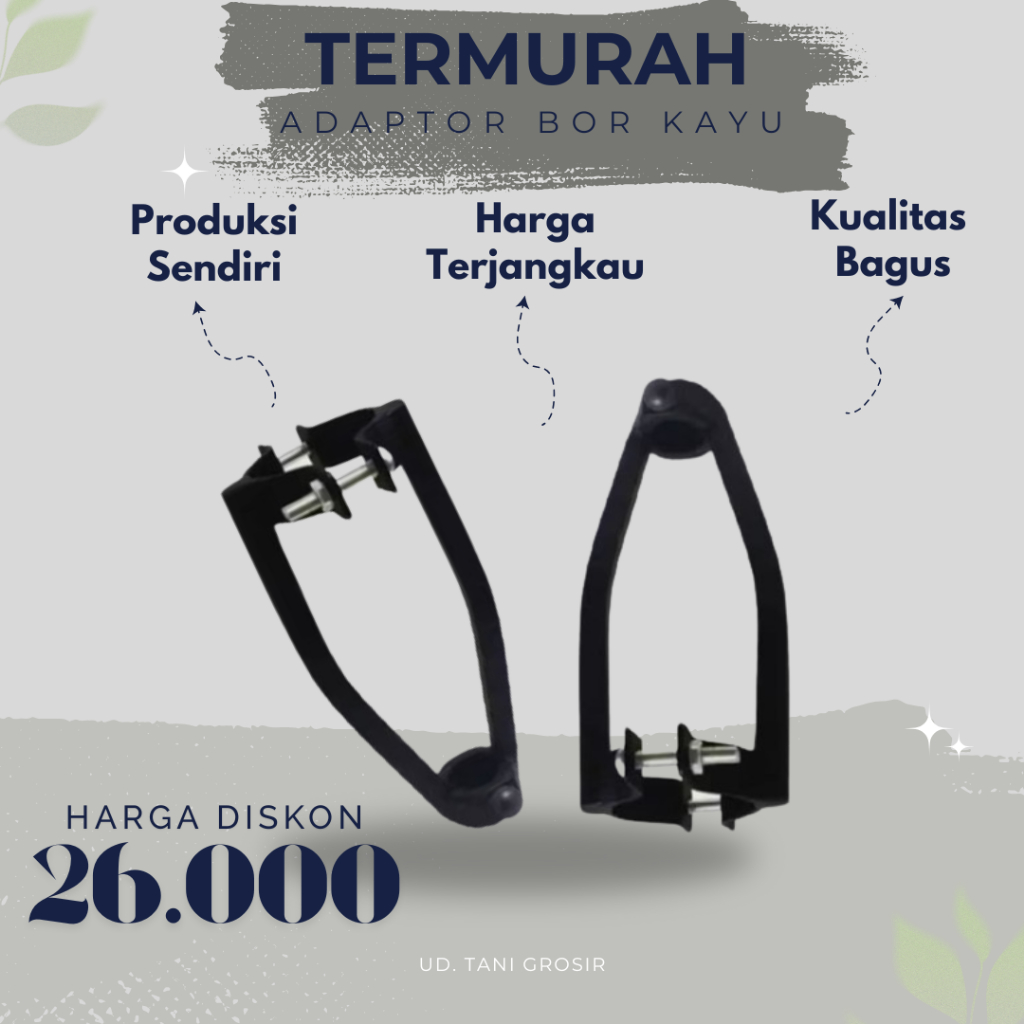 HARGA MURAH ADAPTOR BOR BOBOK KAYU / ADAPTOR BOR BOBOK PAHAT / ADAPTOR MATA BOR BOBOK