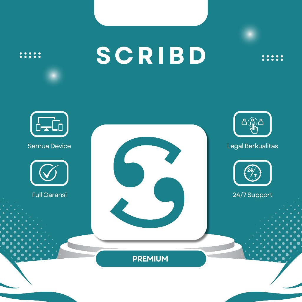 SCRIBD 1 BULAN PREMIUM