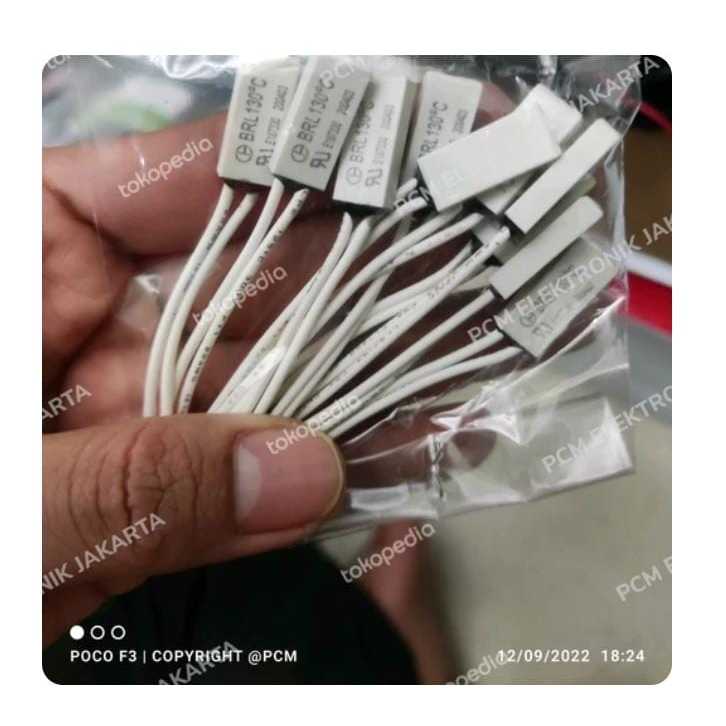 RG7416 termo fuse ksd9700 ksd 9700 5a 5 ampere 130 250v buat microwave by PCM LTC GLODOK