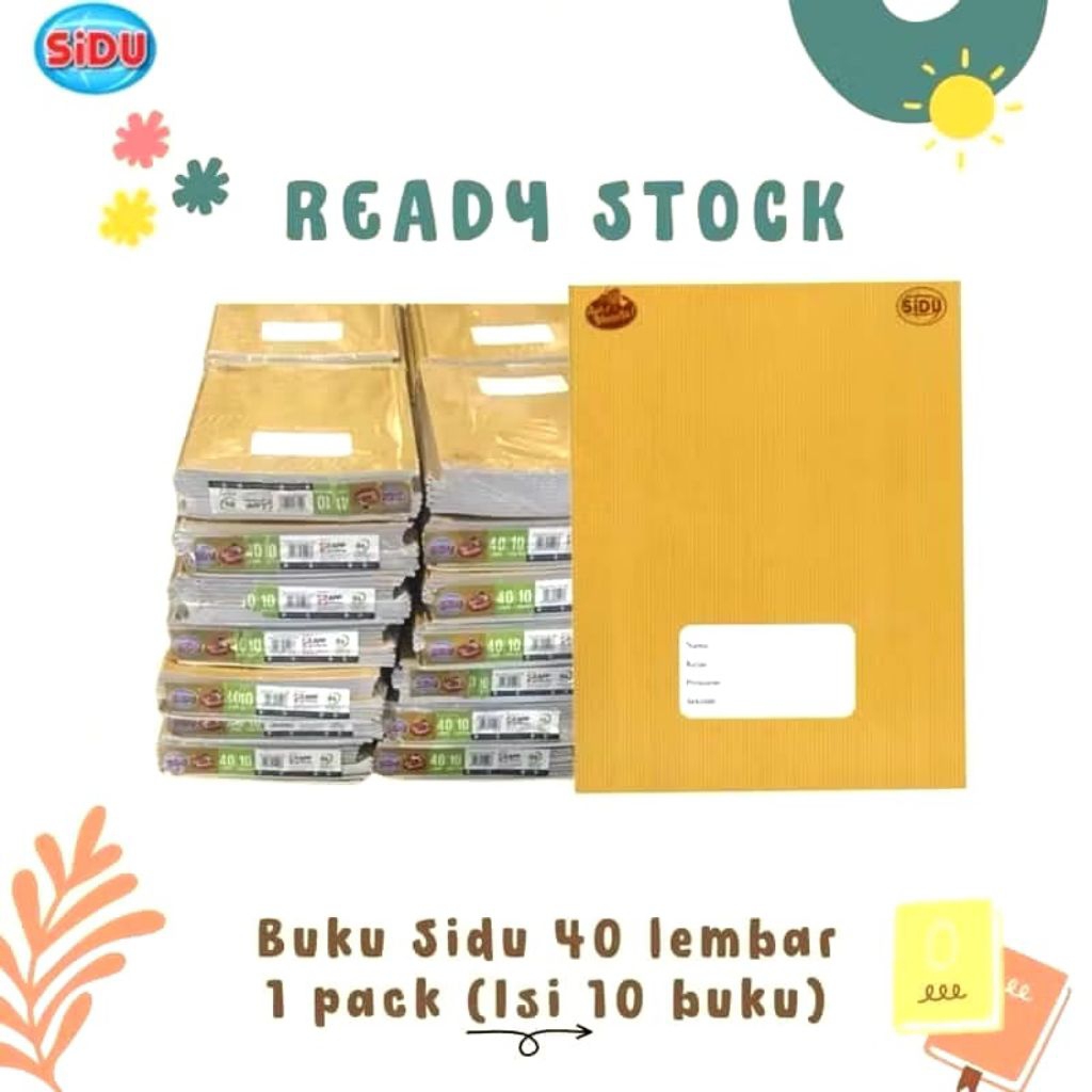 

BUKU SIDU SAMPUL COKLAT 40 LEMBAR 1PAK 10 BUKU