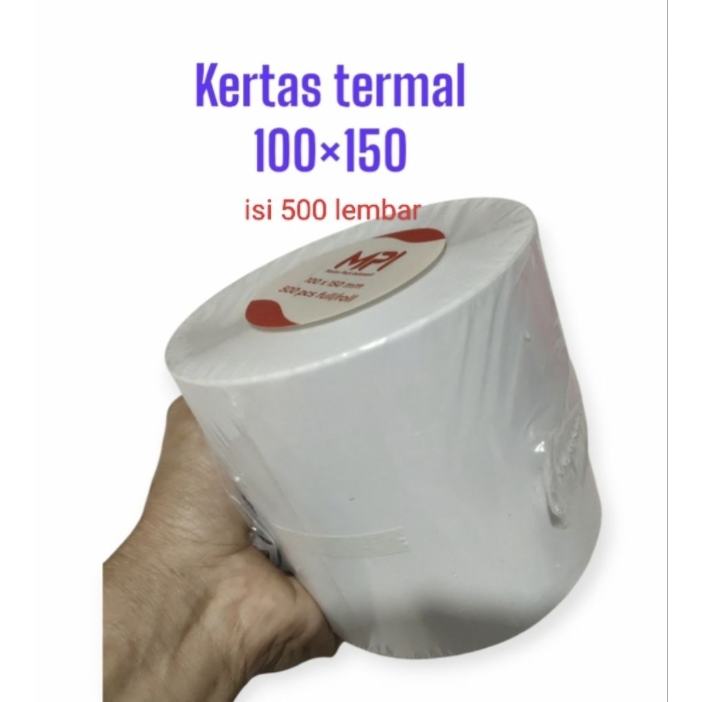 

LABEL kertas PRINT termal 100×150 isi 500 pcs