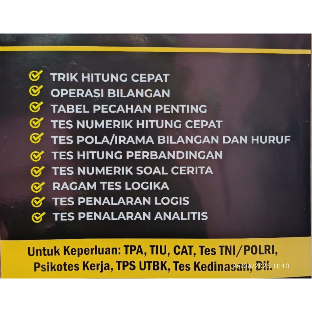 KITAB PENALARAN DAN NUMERIK TNI/POLRI/CPNS 2026