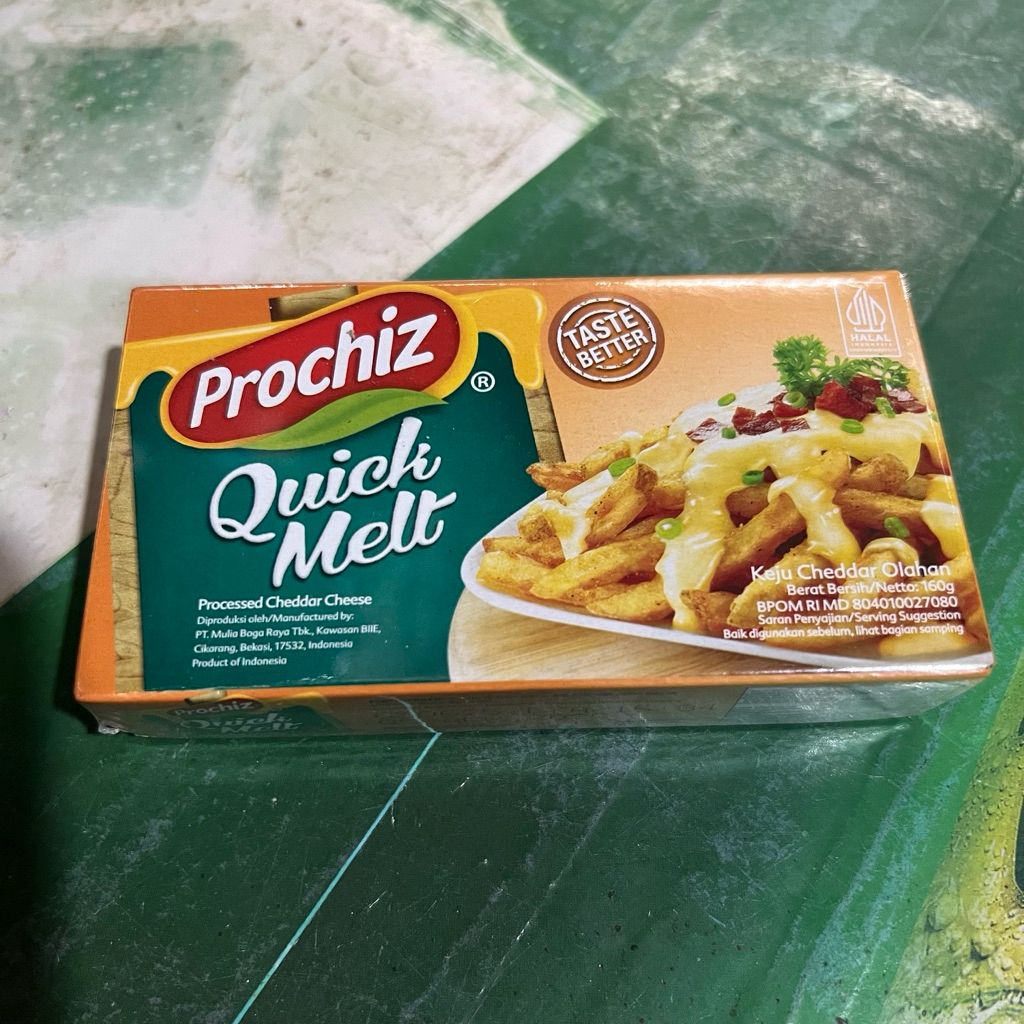 

Keju Prochiz Quick Melt 160g 160gr 160 g gr gram - Cheddar Cheese