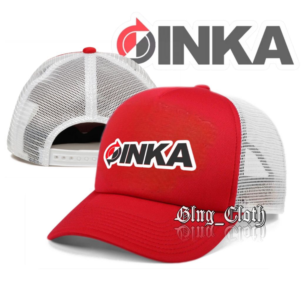 Topi INKA Trucker - Topi Jaring Outdoor Pria Wanita - Topi PT INKA