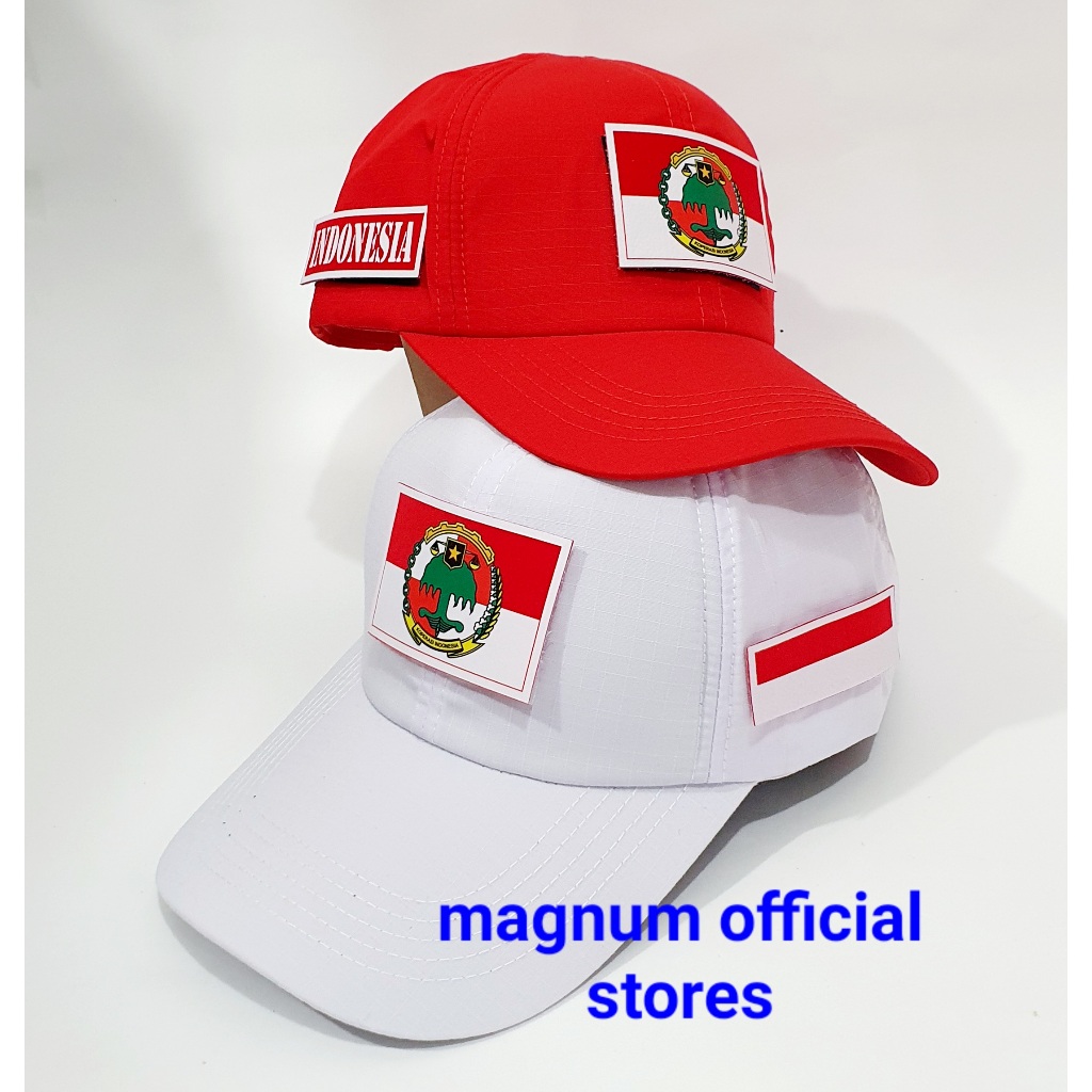 Logo Koperasi Merah Putih Topi Tactical Model PDL Lengkap 3 Patch Emblem Prepetan Tempelan Velkro