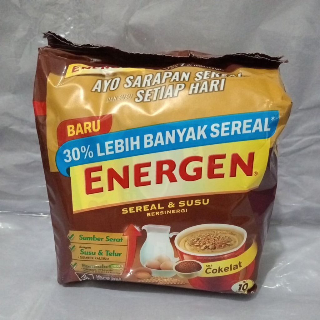 

Energen Sereal & Susu Rasa Cokelat Isi 10