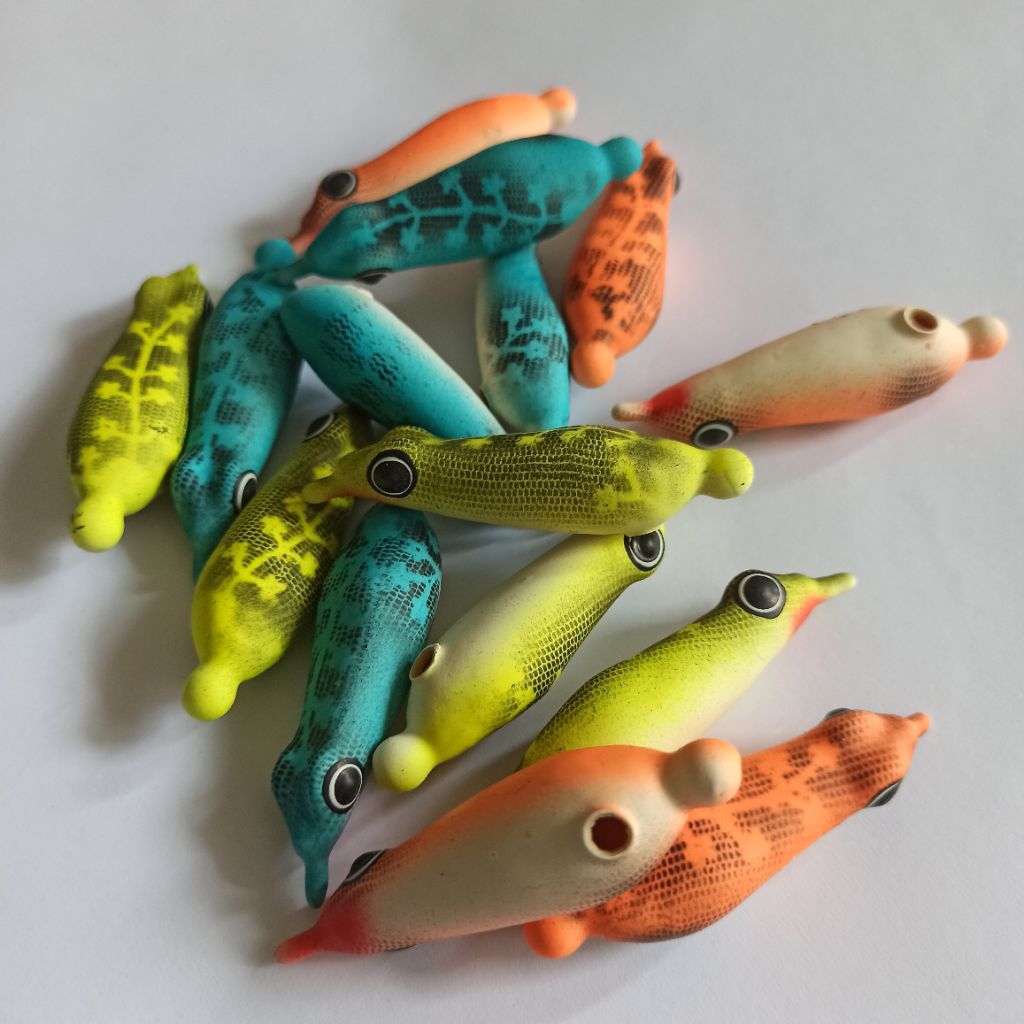 Body umpan soft frog geol 5 cm slim