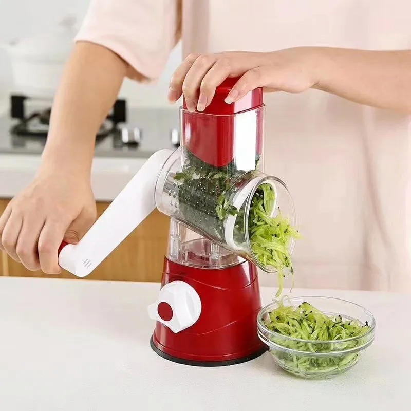 Alat Pemotong Sayur dan buah Multifungsi Parutan Pengiris Putar Slicer