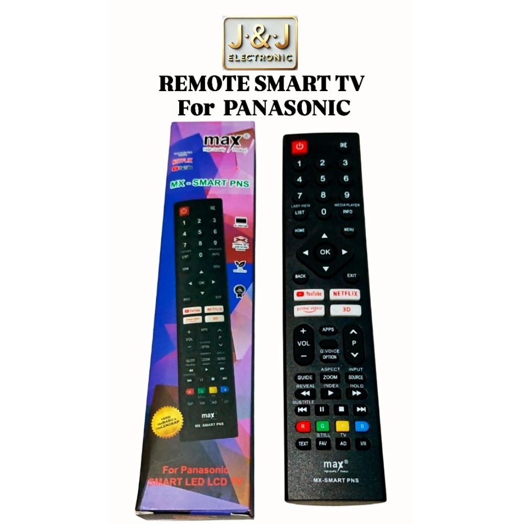 REMOTE SMART TV LCD LED For PANASONIC