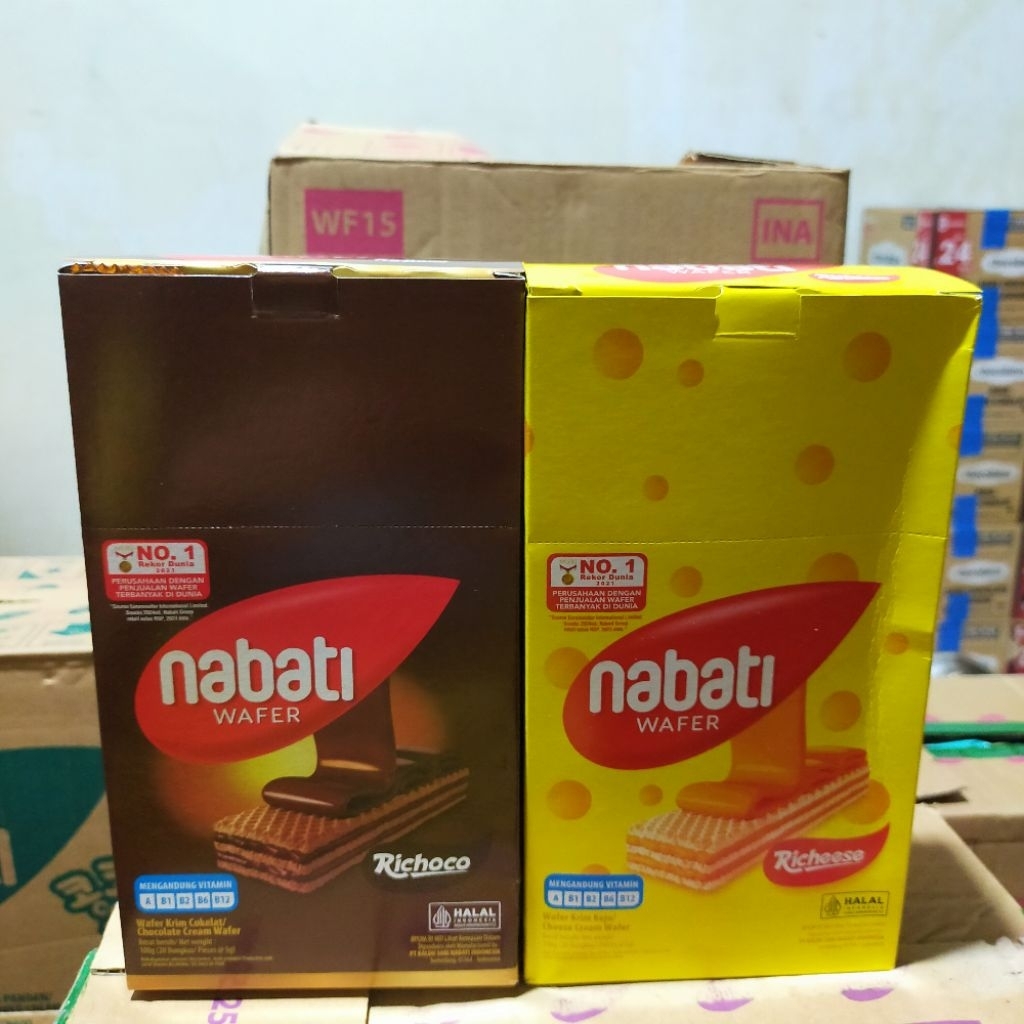 

Wafer nabati 5 gr isi 12 x 20