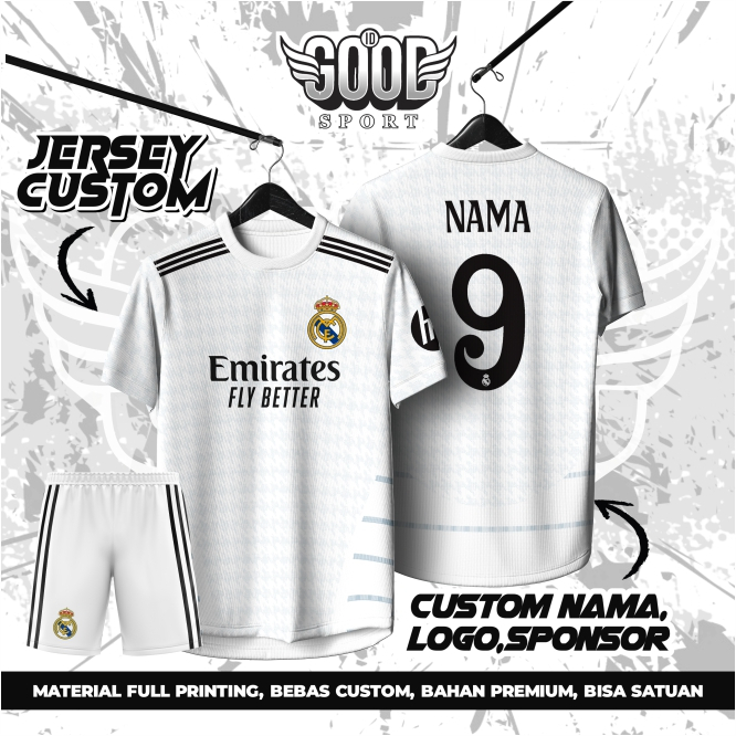 Jersey Real Madrid / Jersey Real Madrid / Kaos Bola Real Madrid / Jersey Real Madrid / Kaos Madrid