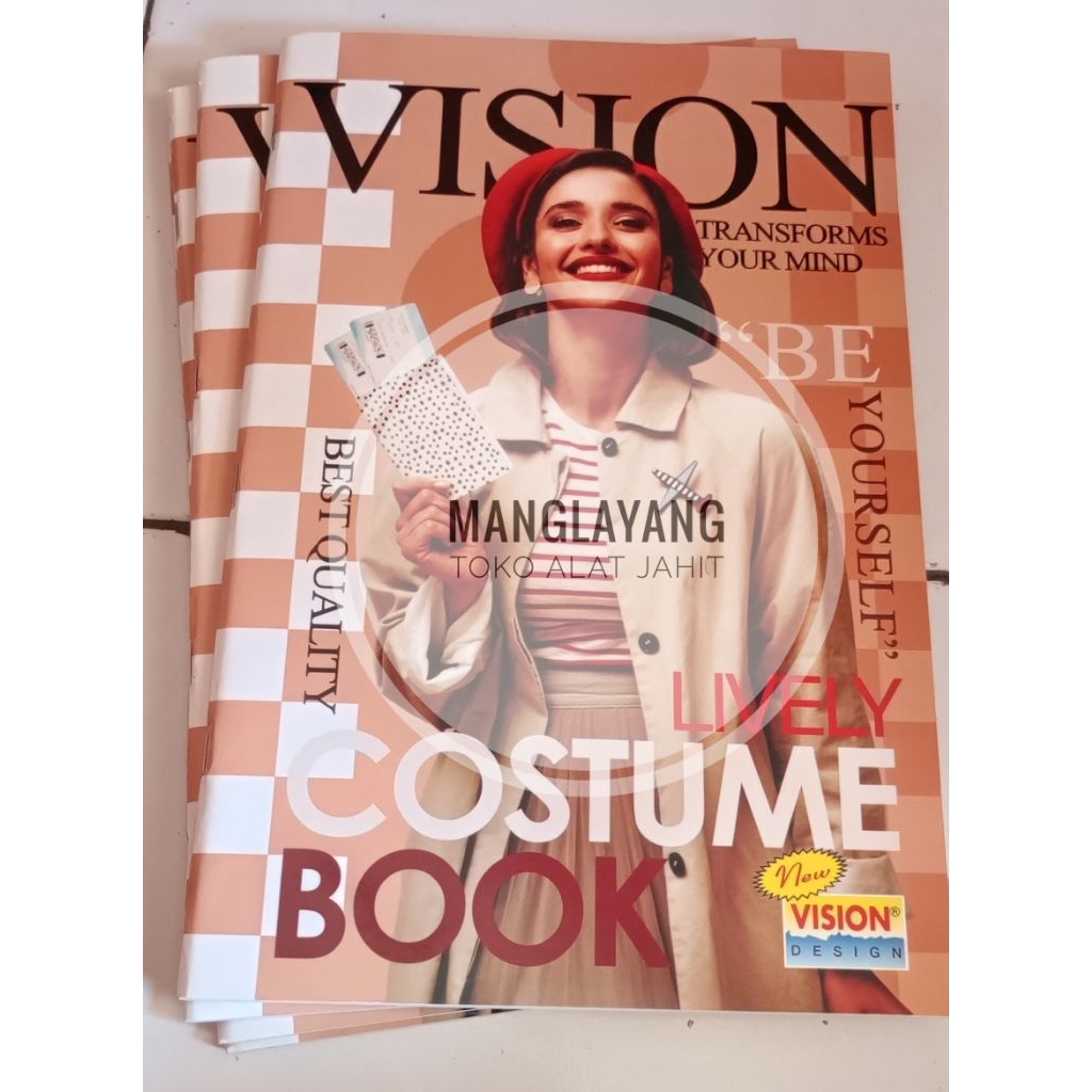 

Buku Menjahit/ Buku Costum / costume book (cover baru)