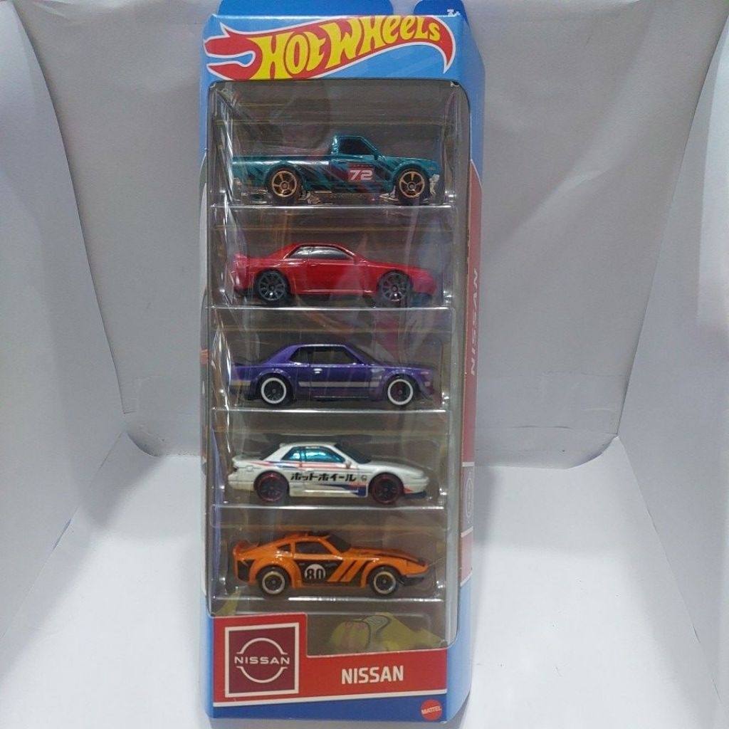 HOT WHEELS NISSAN ISI 5 PER PACK ORIGINAL HOT WHEELS ISI 5 PROMO HOT WHEELS ISI 5PCS ORIGINAL