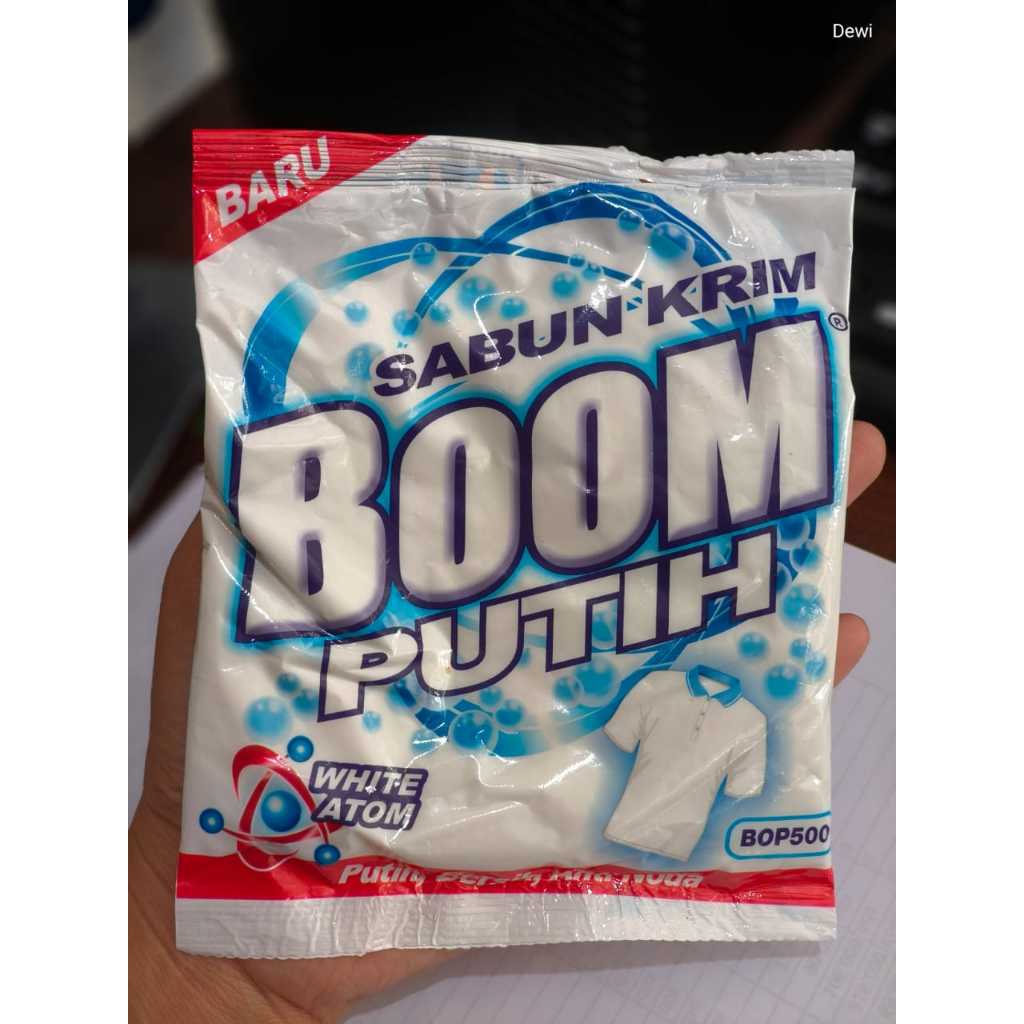 Boom sabun krim/sabun colek/boom putih BOP500 sabun wings white atom