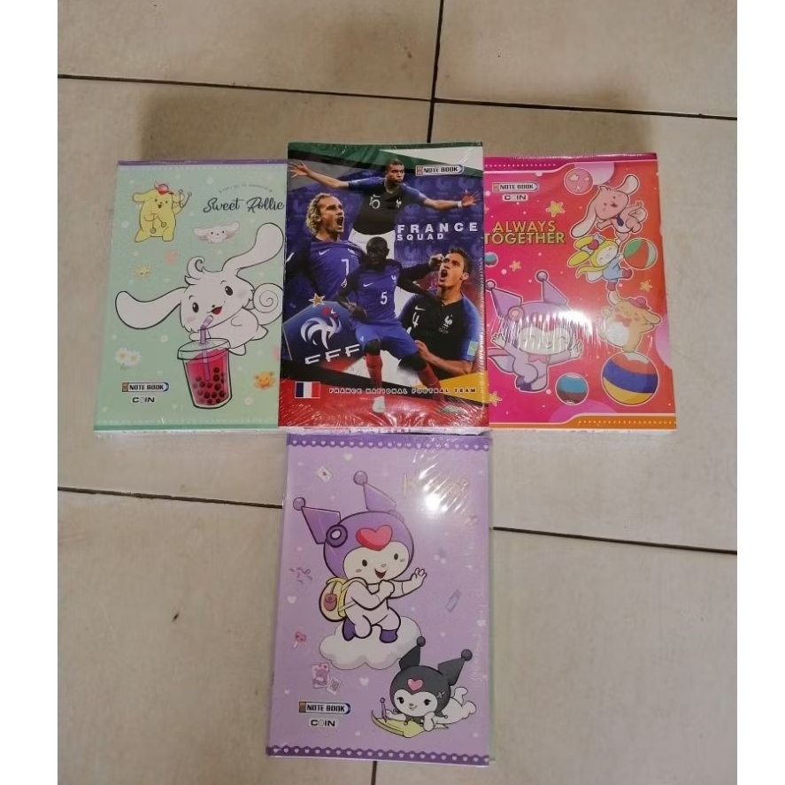 

BUKU TULIS ISI 42 LEMBAR PERPACK (10 BUKU), BOXY COIN