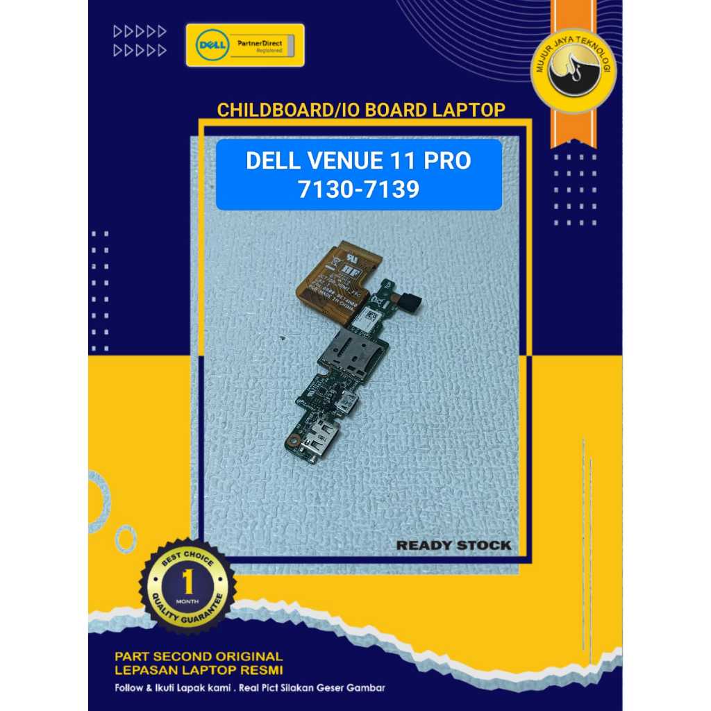 Childboard IO Mini HDMI/Micro USB Tablet DELL VENUE 11 PRO 7130 7139 0800  0ET4W00 Second Original