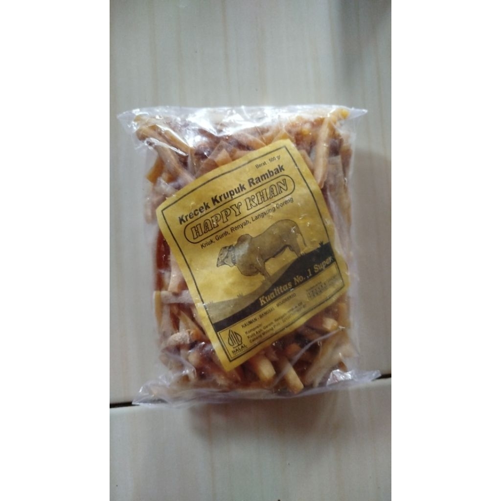 

Krupuk Rambak Sapi/ 100% Kulit Sapi Asli/Rambak Sapi Mentahan 500gr