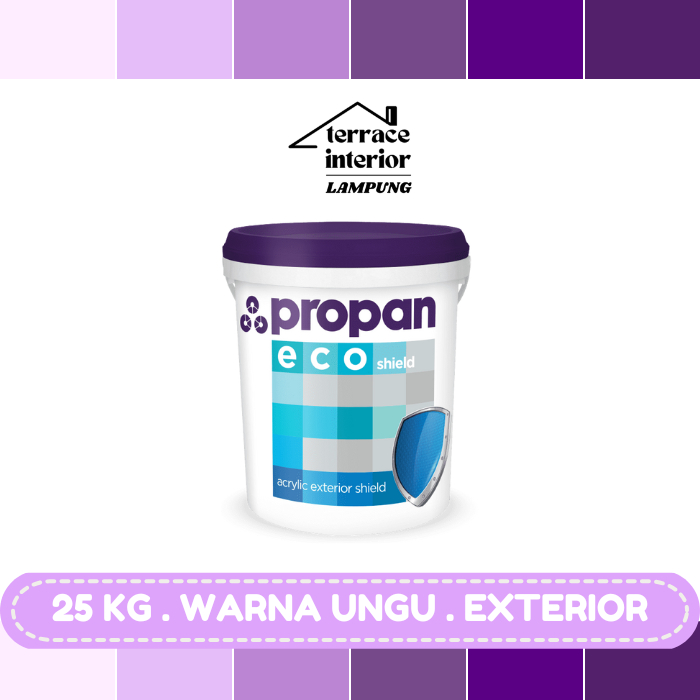 Cat Tembok Exterior Propan Eco Shield  Warna Ungu 25 Kg