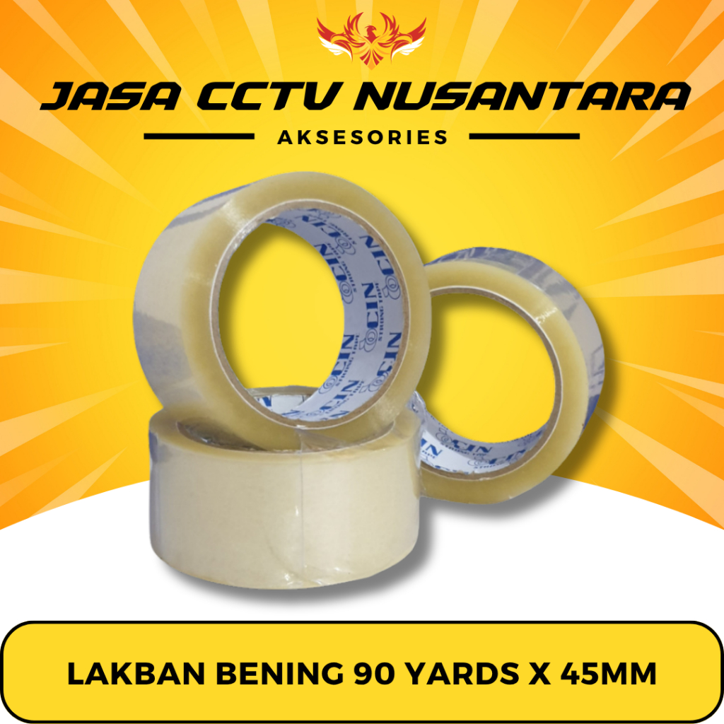 

Lakban Bening 90 Yards x 45mm