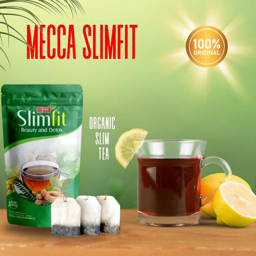 

Teh Celup Slimfit Mecca Kemasan Pouch - Daun Jati Cina + Jati Belanda + Asam Jawa | Teh Diet Pelangsing Badan Herbal dan Peluntur Lemak Terampuh Detox | Teh Diet Terlaris