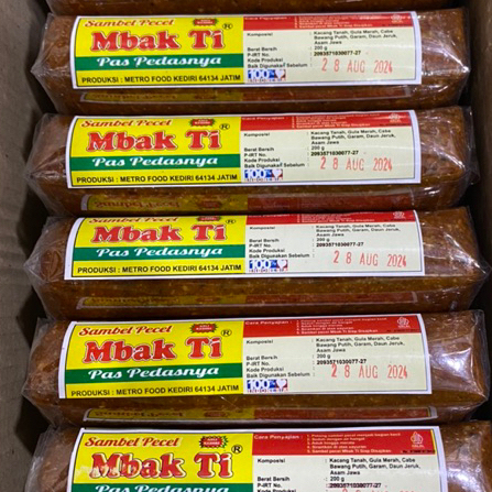 

Pecel Kacang Kediri Mbak Ti 200gr 700gr Sambel Pecel Asli Tahan Lama