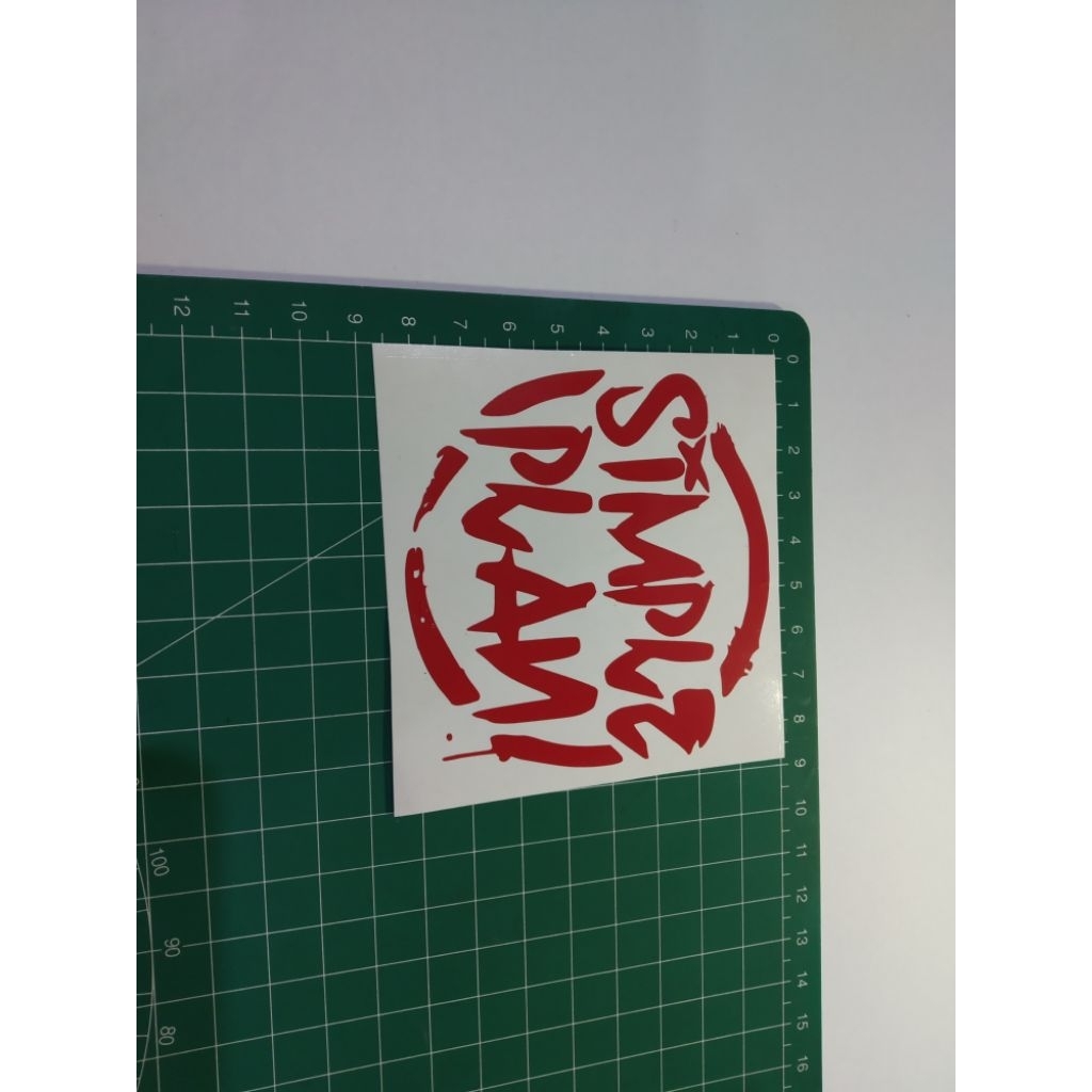 

stiker cutting simple plan