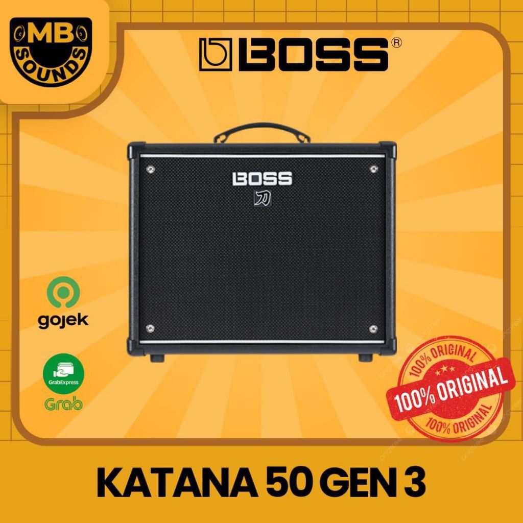 BOSS KATANA 50 MK3 / KATANA50 MKIII 1x12 inch 50 watt Combo Ampli Gitar Original