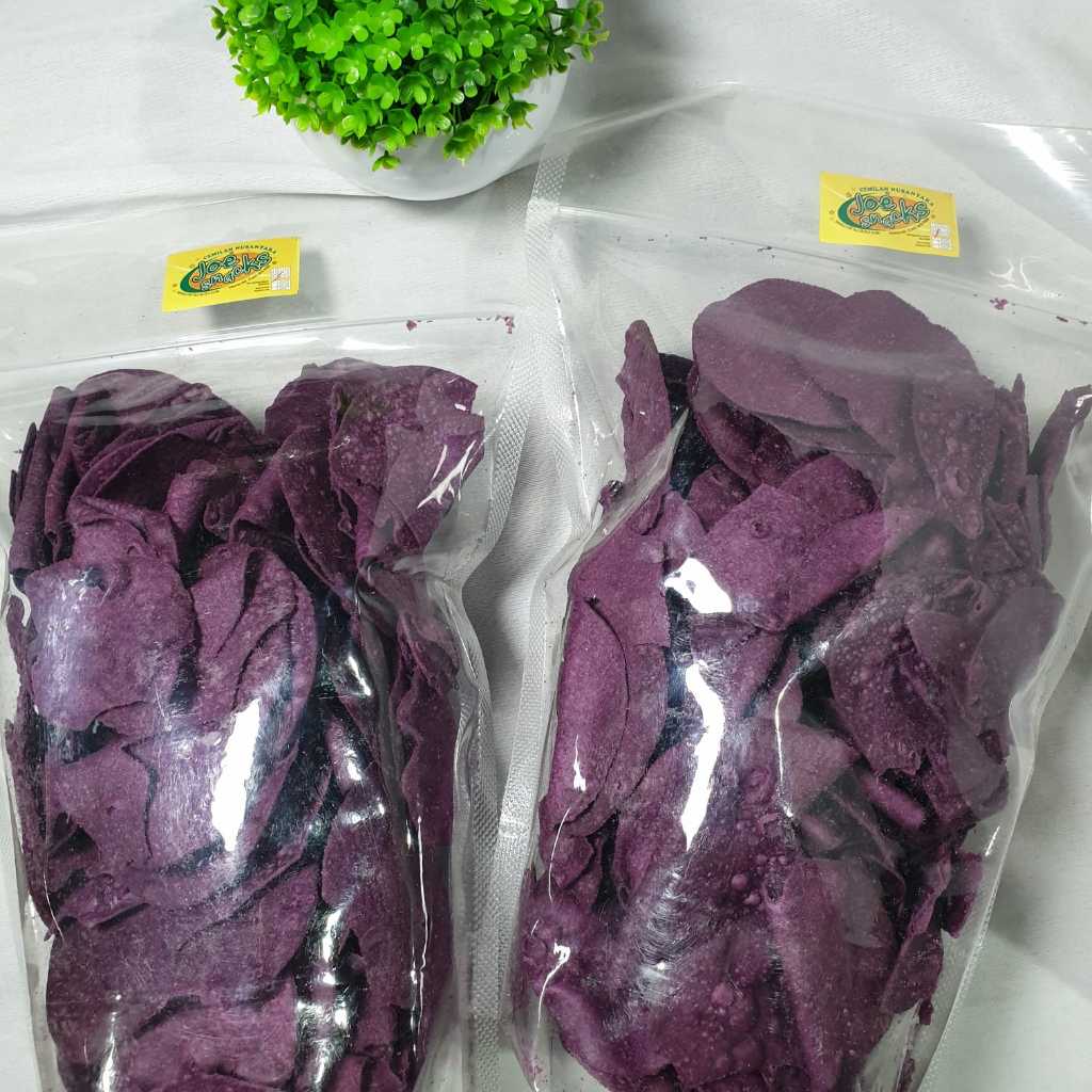 

Keripik Ubi Ungu/Kripik Ubi Ungu/ Kripik Ketela/ Keripik Ubi Manis/ Keripik Telo Ungu 300gram
