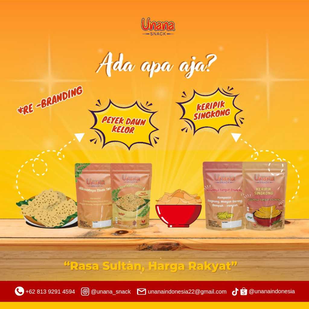

UNANA SNACK (Cemilan Dari Petani)