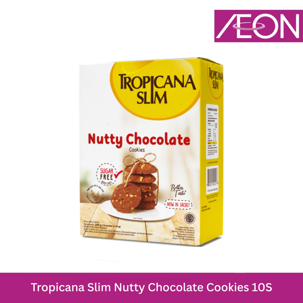 

Tropicana Slim Nutty Chocolate Cookies 200Gr