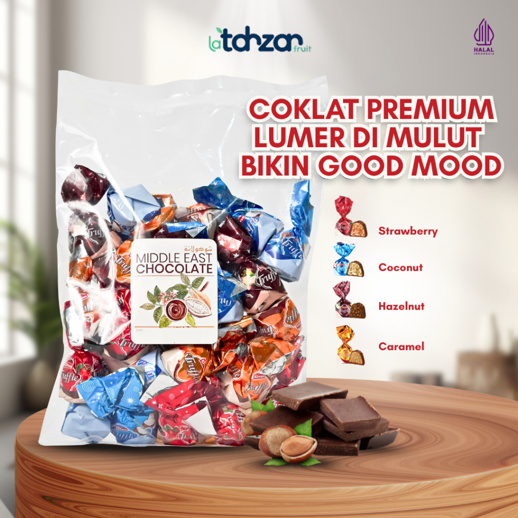 

Coklat Arab Truffle 250 gram Turkey Elvan Mix Best Quality Premium