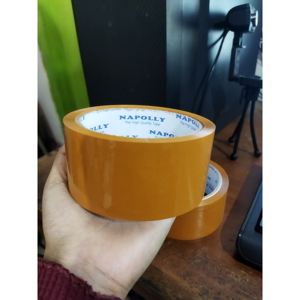

Lakban Coklat 1 Pcs Isolasi / Selotip / Clear Tape